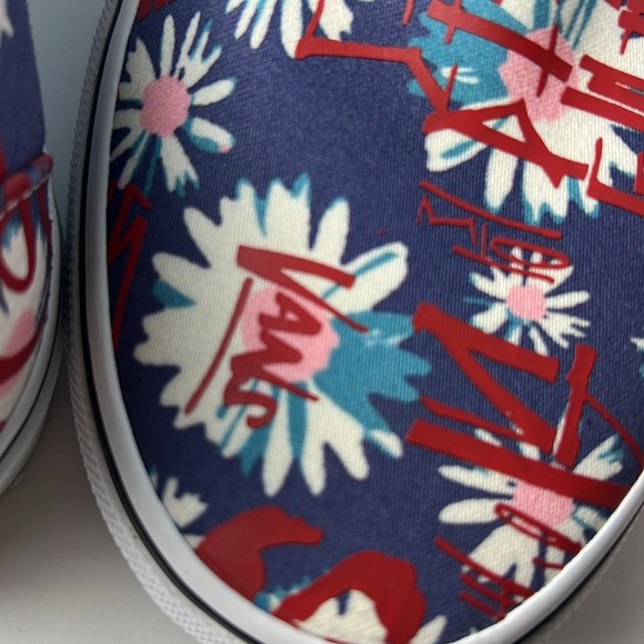 NWT Vans Floral Graffiti Slip On SZ-W8.5 / M7 - Picture 9 of 12